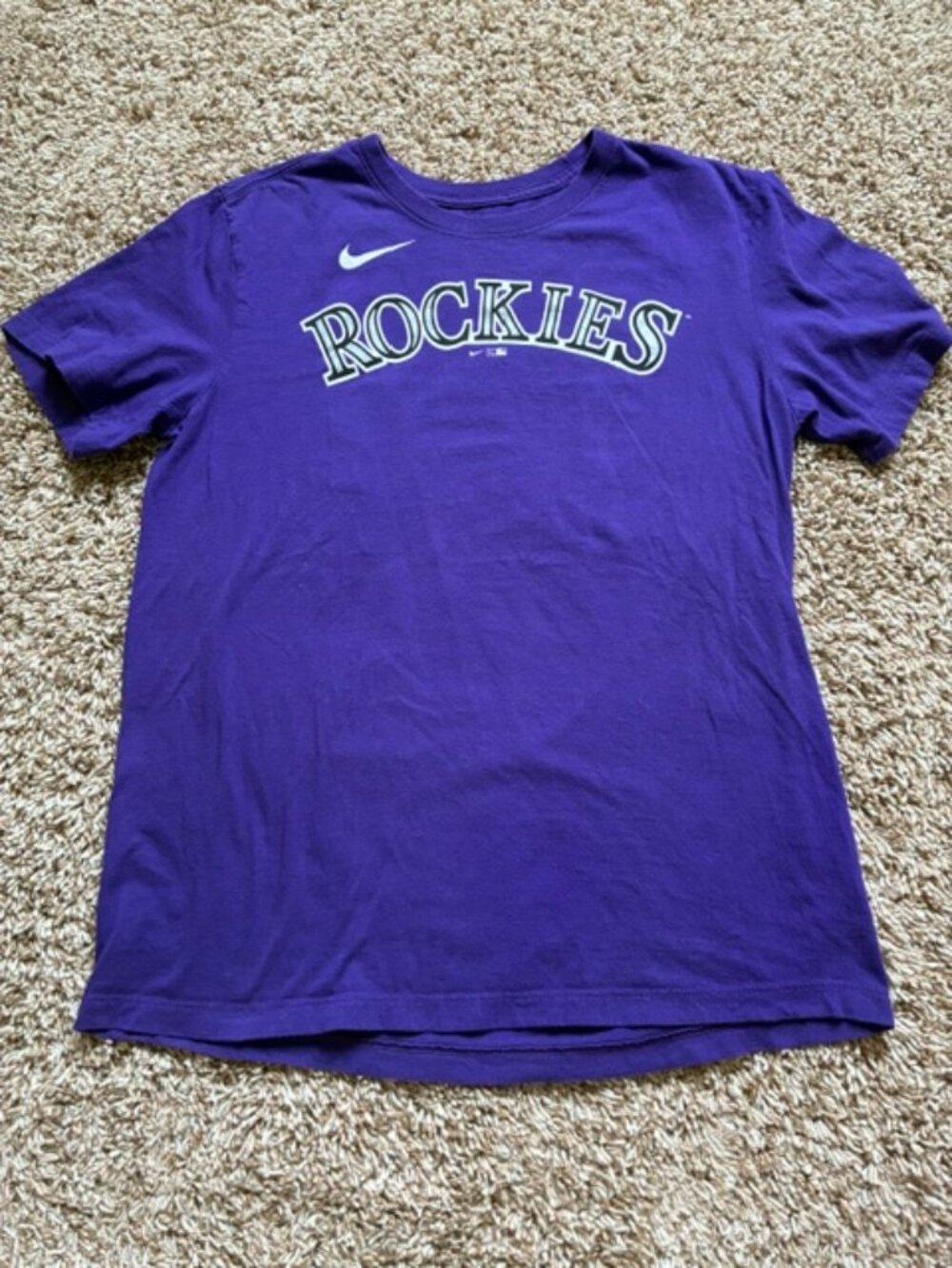 Colorado Rockies Nike Tee, classic purple, size Medium